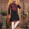 VDA Sajavat Premium Silk Thread Work Wedding & Festival Kurta Pajama