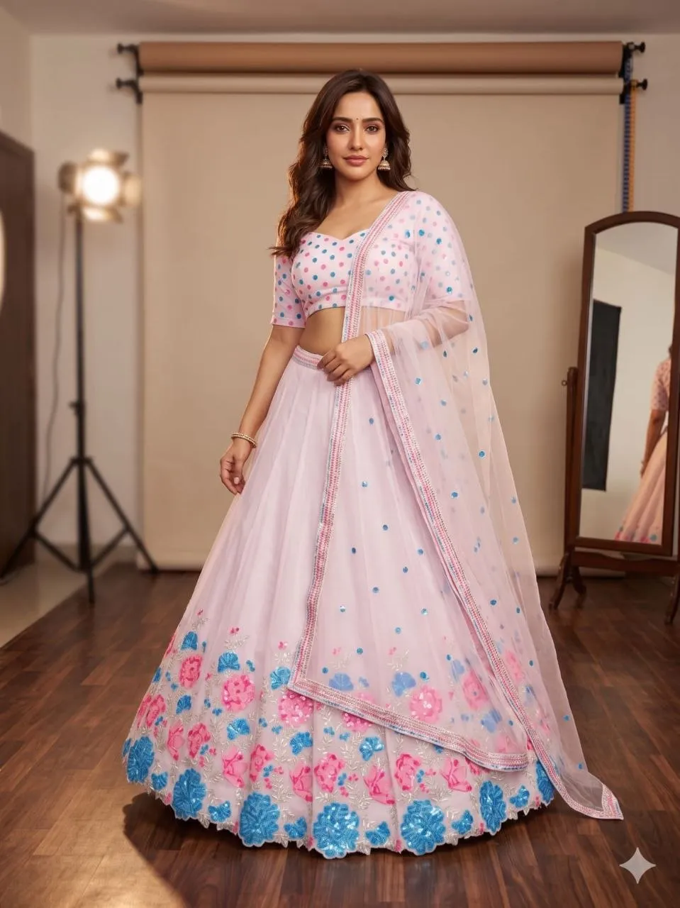 SBD 885 Georgette Embroidery Party Wear Lehenga Choli Wholesale Surat