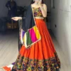 WMT 8046 Rayon Cotton Mirror Work Navratri Chaniya Choli Online Shopping