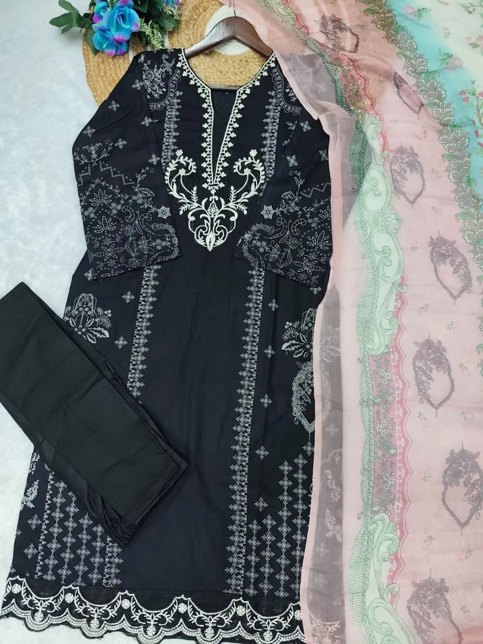 Zarin 80 Roman Silk Festival Long Readymade Dress Wholesale Surat