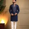 VTR 128 Star Silk Embroidery Sequence Work Kurta Pyjama Collection