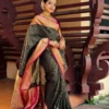 Rani 6091 Lichi Silk Jacquard Work Festival Saree Wholesale Surat