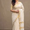 RGS Semi Tussar Cotton Jacquard Work Saree Wholesale Surat