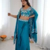 BDB 65 Crep Silk Embroidery Work Festival In Do Wessten Wholesale Surat