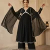 Shiv 375 Georgette Black Anarkali Gown Wholesale Online Surat