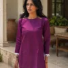 Aawiya RJ 37 Roman Silk Office Wear Short Kurti Wholesale Surat