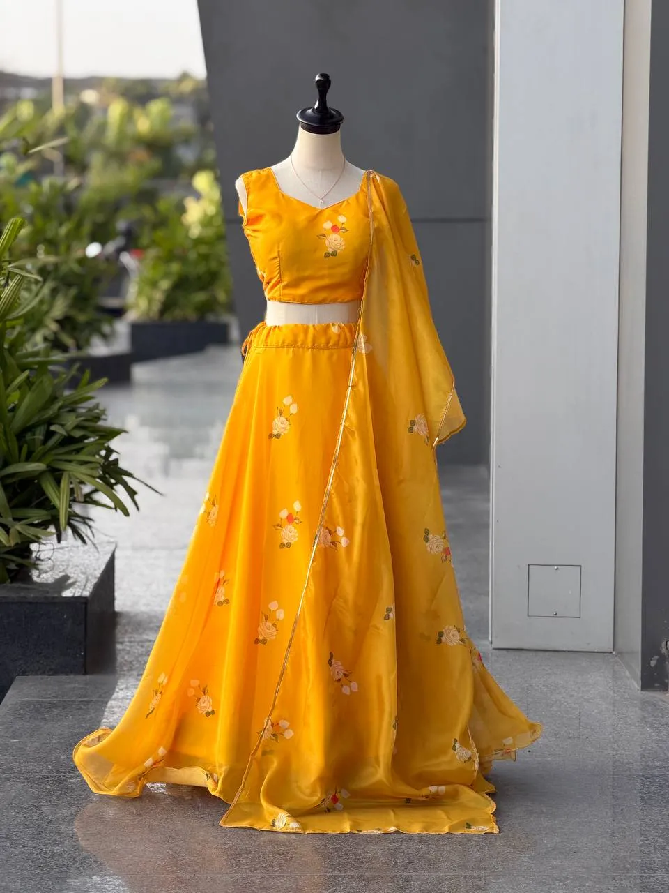 SWT 86 Jimmy Organza Silk Printed Festival Lehenga Choli Wholesale Surat