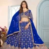 DKT 5124 Chinon Designer Sequins Embroidery Work Wedding Lehenga Choli Wholesale Surat