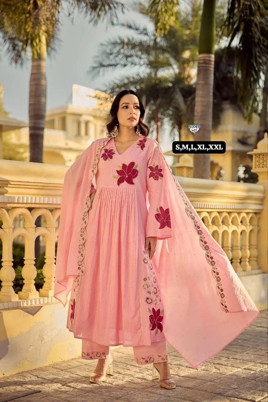 Laxmy 2149 Cotton Butti Embroidery Work Festival Readymade Dress Wholesale Surat