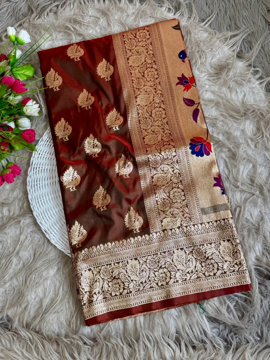 BLJ Vol 115 Paithani Silk Peacock Wedding Saree Wholesale Surat