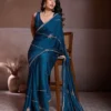 Kiara Yaaraa Crush Silk Embroidery Party Wear Saree Wholesale Surat India