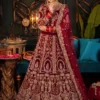 Latest Kb 1094 Velvet Embroidery Wedding & Bridal Wear Lehenga Choli Wholesale Surat 2026