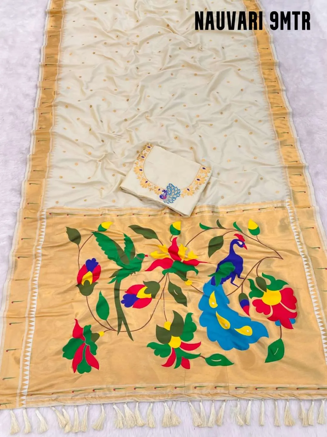 Stylish BLJ Nauvari Paithani Silk Nauvari Traditional 9 Yard Saree Wholesale Surat Supplier Online 2026