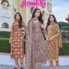 Kavya Anushka Vol 5 Malaysian Cotton Printed Kurti Bottom With Dupatta Wholesale