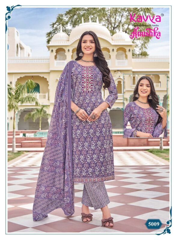 Latest Kavya Anushka Vol 5 Malaysian Cotton Printed Kurti Bottom With Dupatta Wholesale 2026
