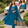 Stylish Dnp Virasat Silk Roman Top Bottom With Dupatta Wholesale 2026
