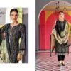 Mumtaz Arts Khwaab Chiffon Dupatta Jam Viscose Digital Printed Dress Material Wholesale