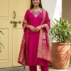 Naisha K 919 Dola Silk With Heavy Worked Kurti With Bottom Dupatta Wholesale