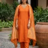 Naisha K 919 Dola Silk With Heavy Worked Kurti With Bottom Dupatta Wholesale