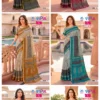 Vipul Monalisa 35688 A To F Mal Cotton Saree Collection Wholesale