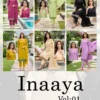 Latest Dnp Inaaya Roman Silk Top Bottom With Dupatta Wholesale 2026