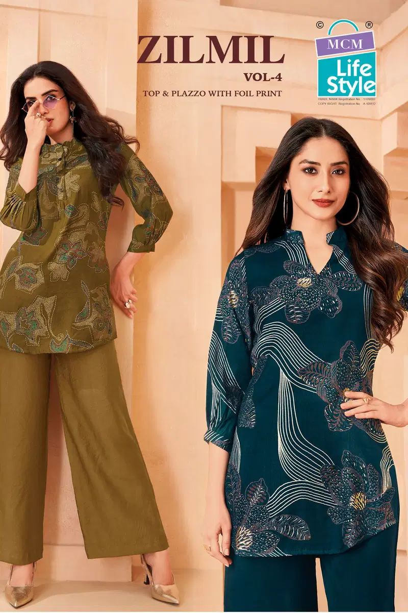 Mcm Zilmil Vol 4 Vartican Discharge Printed Co Ord Set Collection Wholesale