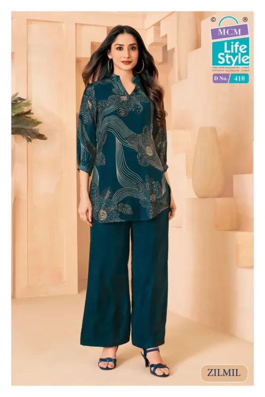 Beautiful Mcm Zilmil Vol 4 Vartican Discharge Printed Co Ord Set Collection Wholesale 2026
