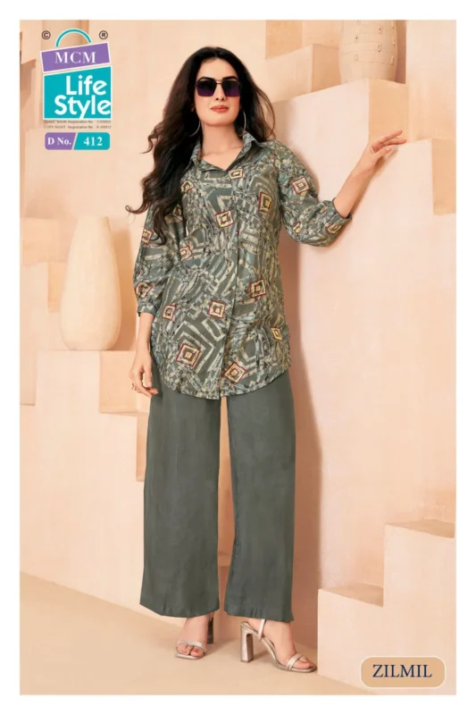 Beautiful Mcm Zilmil Vol 4 Vartican Discharge Printed Co Ord Set Collection Wholesale 2026