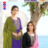 Latest Dnp Jenny Roman Silk Top Bottom With Dupatta Wholesale 2026