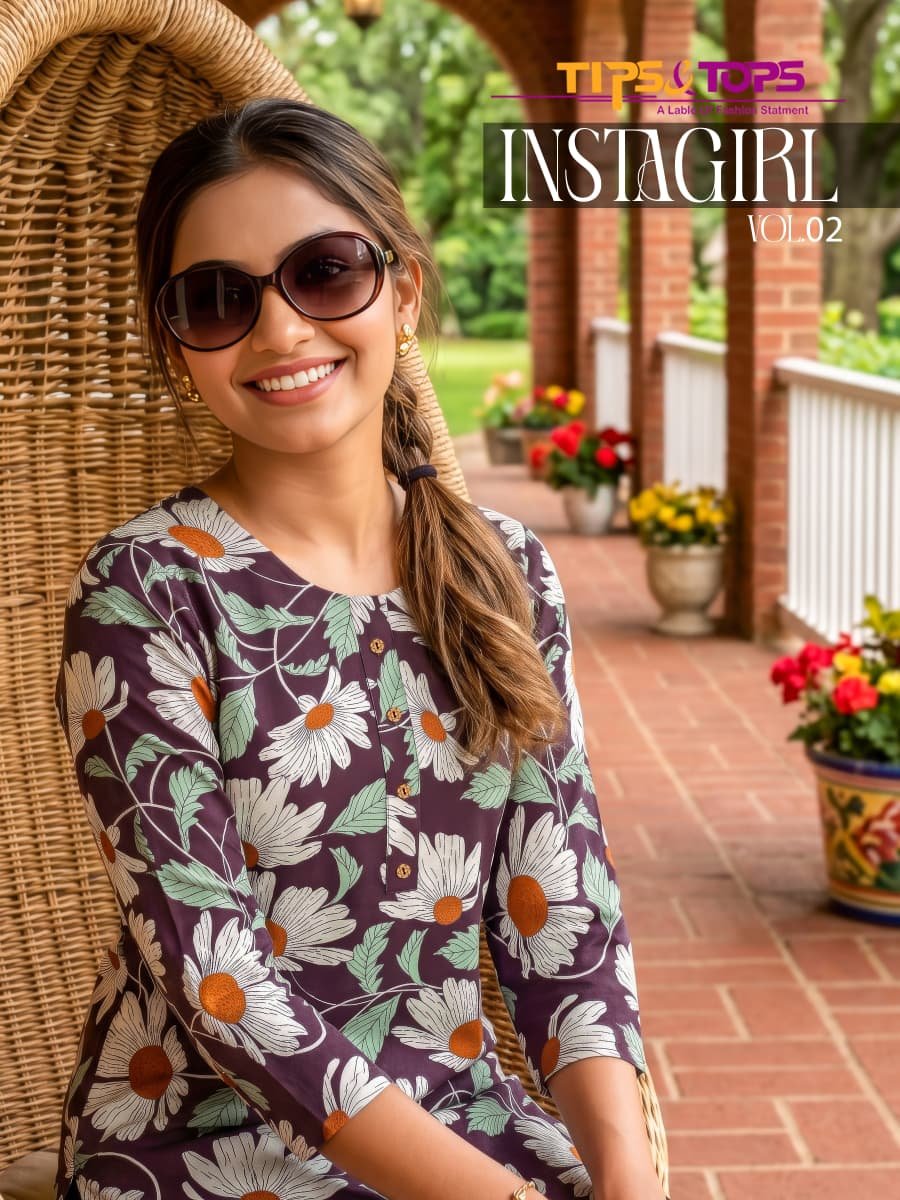 Tips And Tops Instagirl Vol 2 Rayon Printed Co Ord Set Collection Wholesale