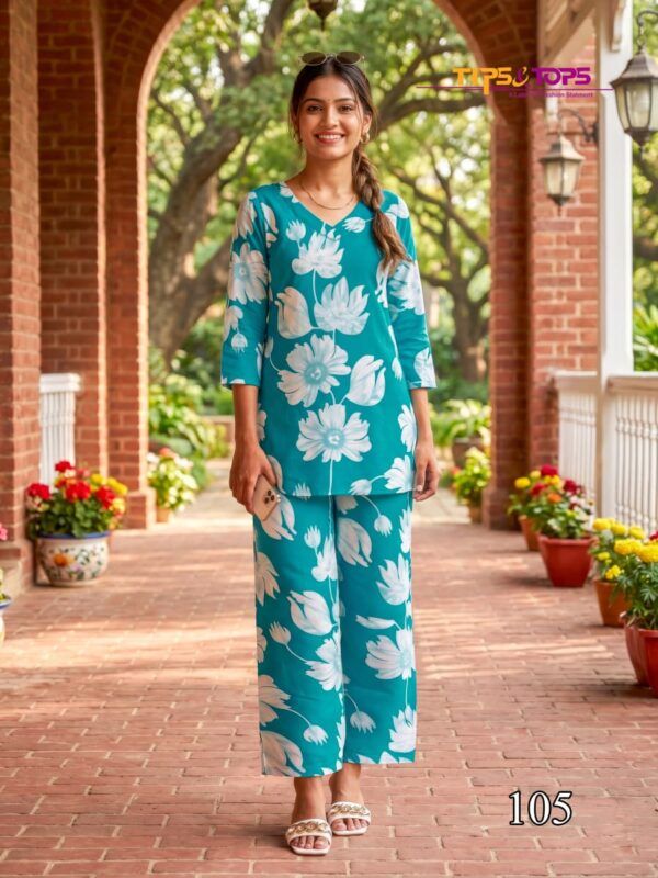 Stylish Tips And Tops Instagirl Vol 2 Rayon Printed Co Ord Set Collection Wholesale 2026