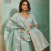 Stylish Sethnic Oshee Flex Tissue Linen Blend Zari Woven Saree Collection Wholesale 2026