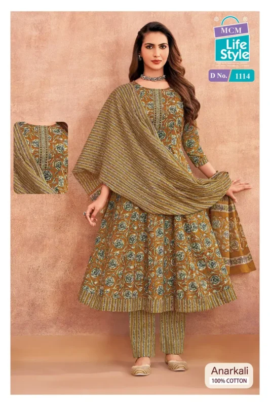 Launching Mcm Anarkali Vol 11 Readymade Cotton Anarkali Kurti Set Collection Wholesale 2026