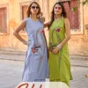 Mittoo Udaan Dhabu Cotton Thread Work Kurti With Bottom Collection Wholesale