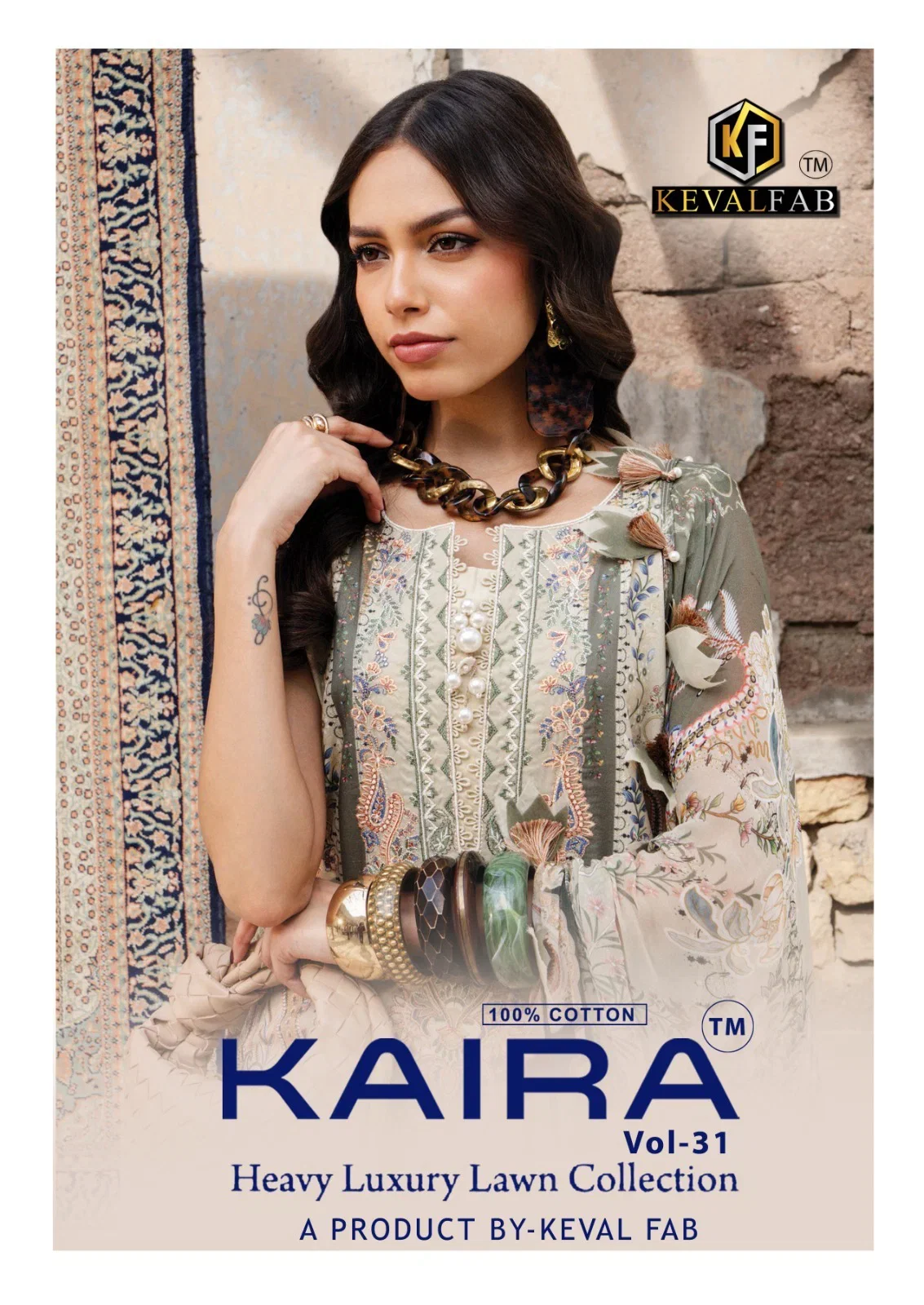 Keval Kaira Vol 31 Cotton Printed Karachi Dress Material Collection Wholesale