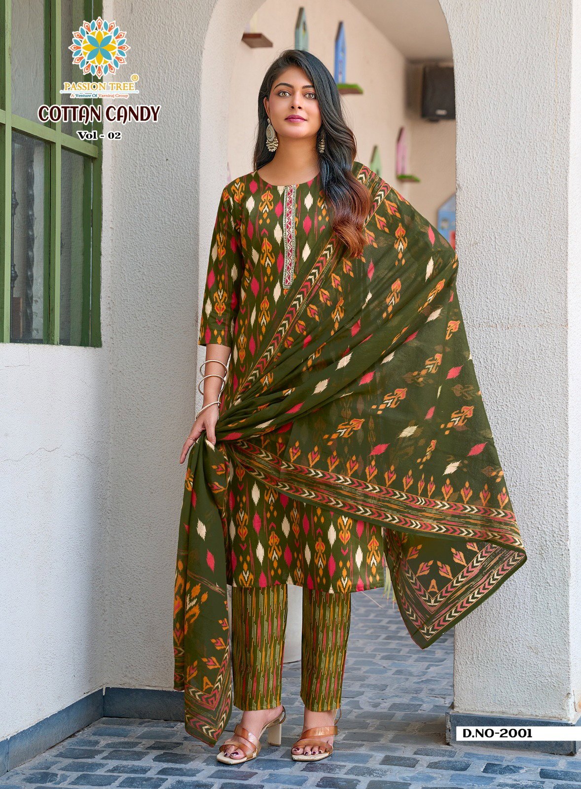 Beautiful Cotton Candy Vol 2 By Passion Tree Heavy Cotton Prin Kurti Bottom With Dupatta Wholesale 2026