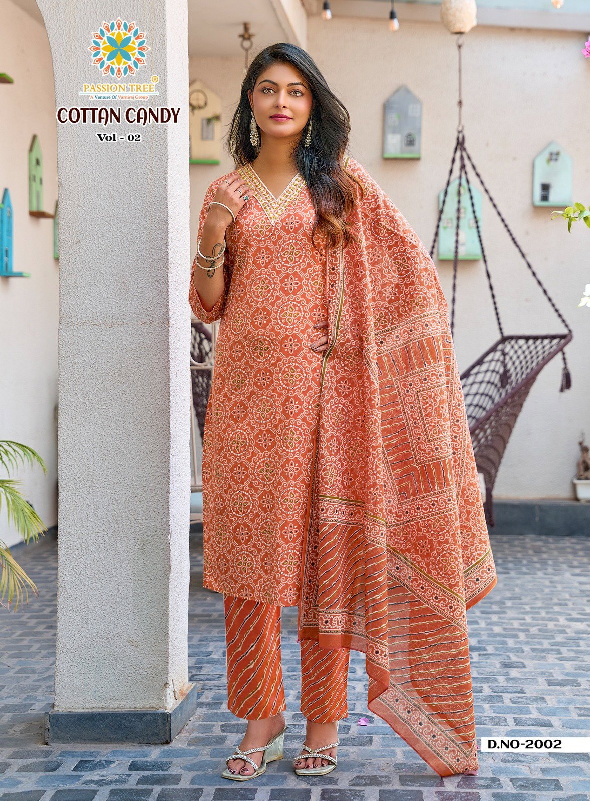 Beautiful Cotton Candy Vol 2 By Passion Tree Heavy Cotton Prin Kurti Bottom With Dupatta Wholesale 2026