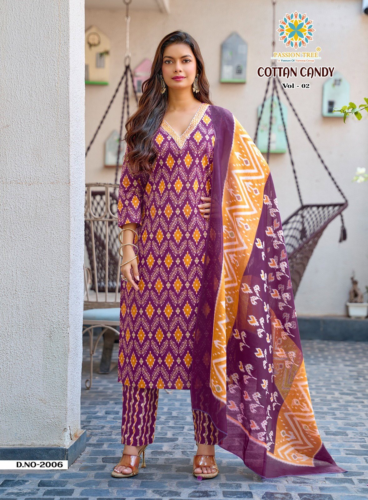 Beautiful Cotton Candy Vol 2 By Passion Tree Heavy Cotton Prin Kurti Bottom With Dupatta Wholesale 2026