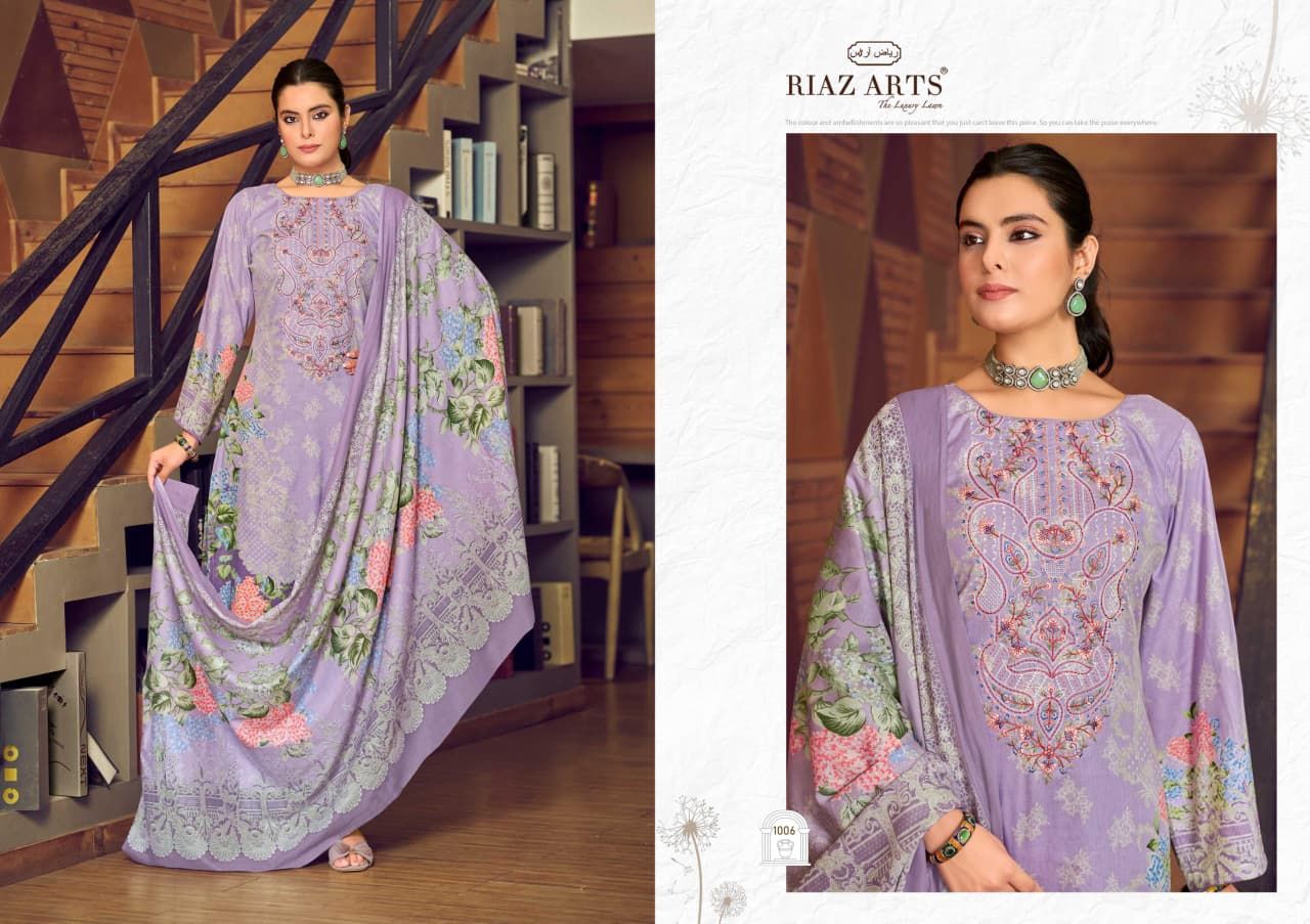 Launching Riaz Arts Musafir Vol 32 Cotton Cambric Lawn Printed Dress Material Wholesale 2026