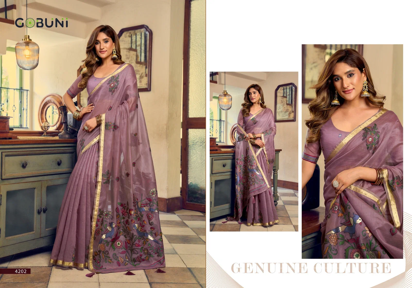 Latest Gobuni Shreya Kolkata Cotton Lichi Work Saree Collection Wholesale 2026