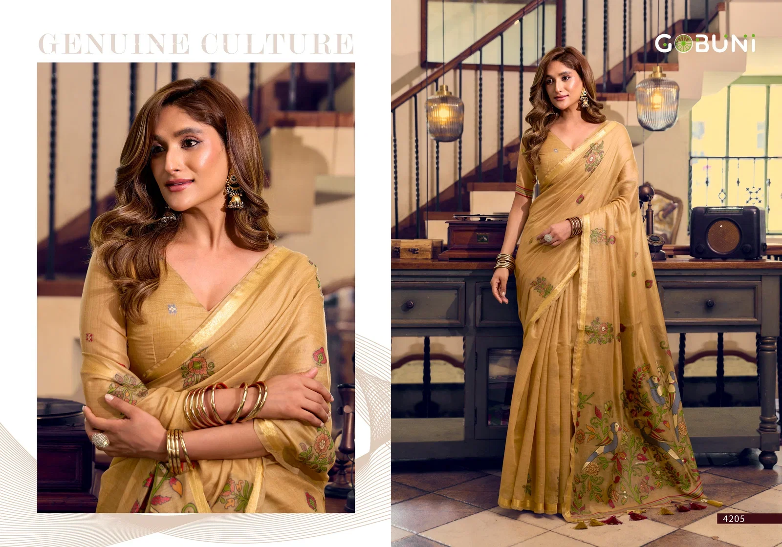 Latest Gobuni Shreya Kolkata Cotton Lichi Work Saree Collection Wholesale 2026