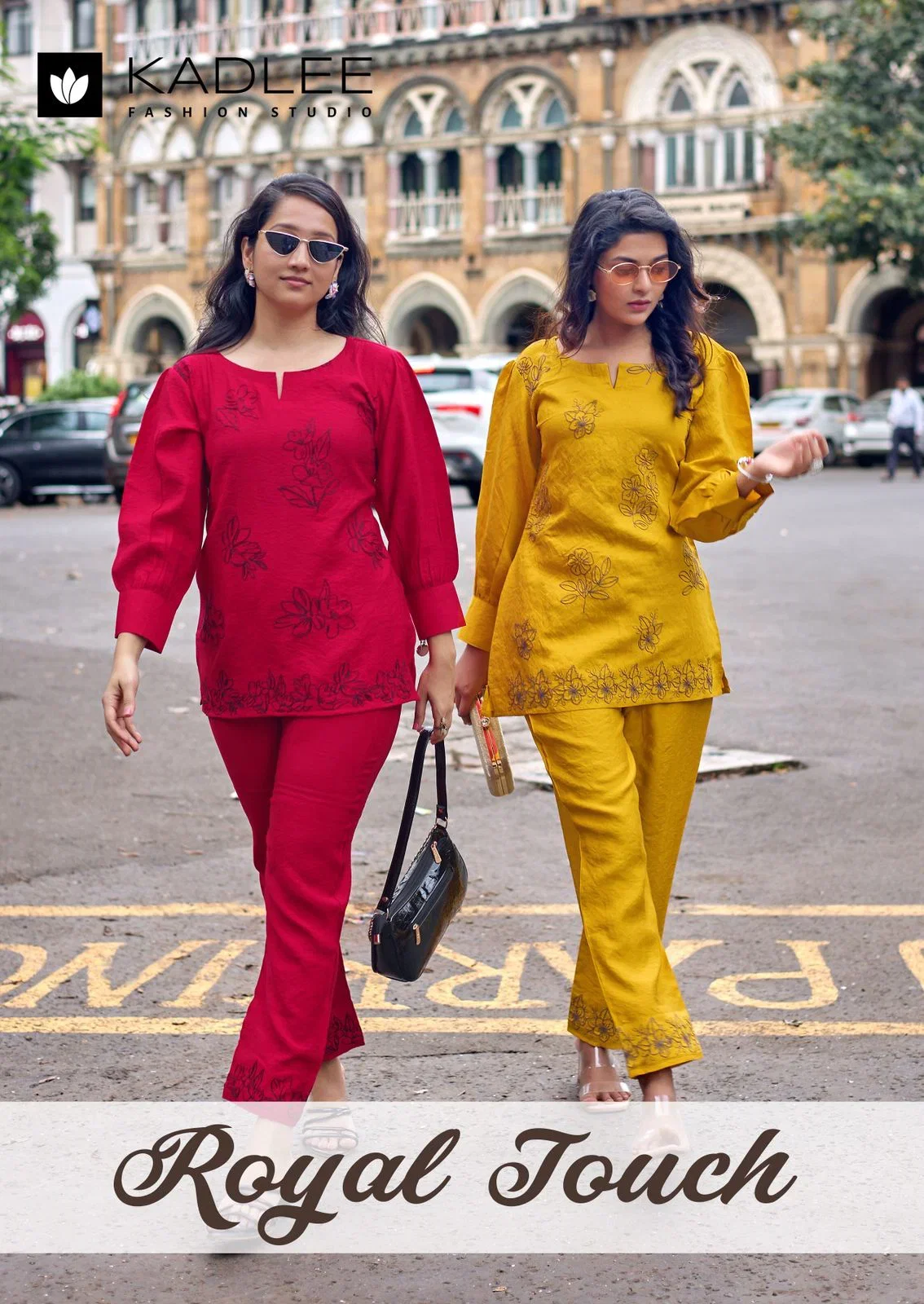 Kadlee Royal Touch Viscose Weaving Co Ord Set Collection Wholesale