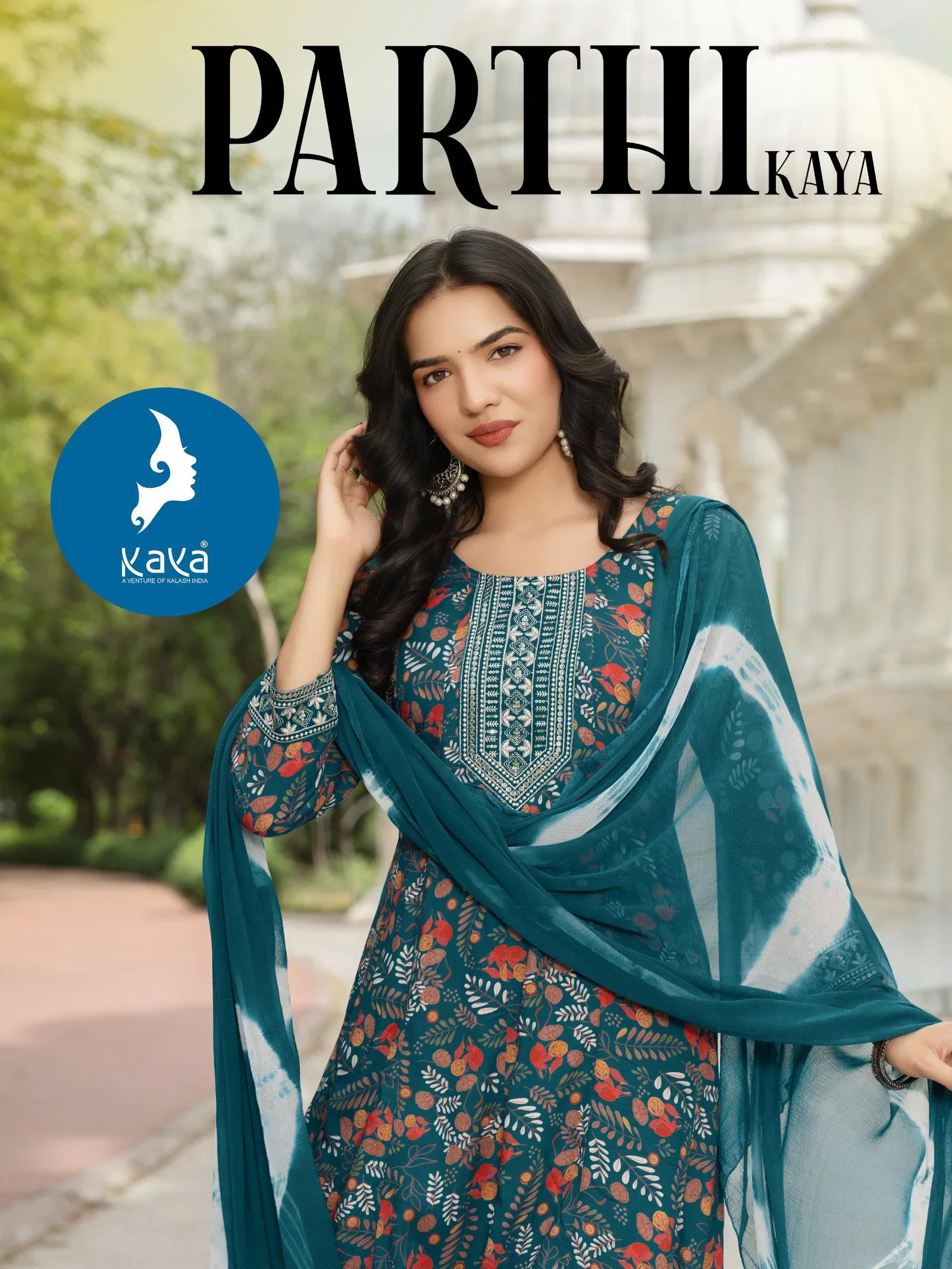Kaya Parthi Rayon Printed Kurti With Bottom Dupatta Wholesale