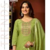 Launching Kanya Zianna Vol 1 Vertican Embroidery Worked Kurti Set Collection Wholesale 2026