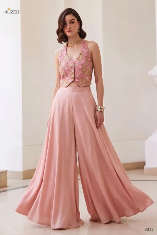 Beautiful Alizeh 9017 And 9018 Soft Silk Designer Indo Western Collection Wholesale 2026
