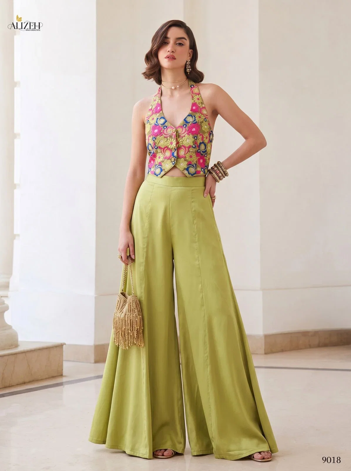 Beautiful Alizeh 9017 And 9018 Soft Silk Designer Indo Western Collection Wholesale 2026