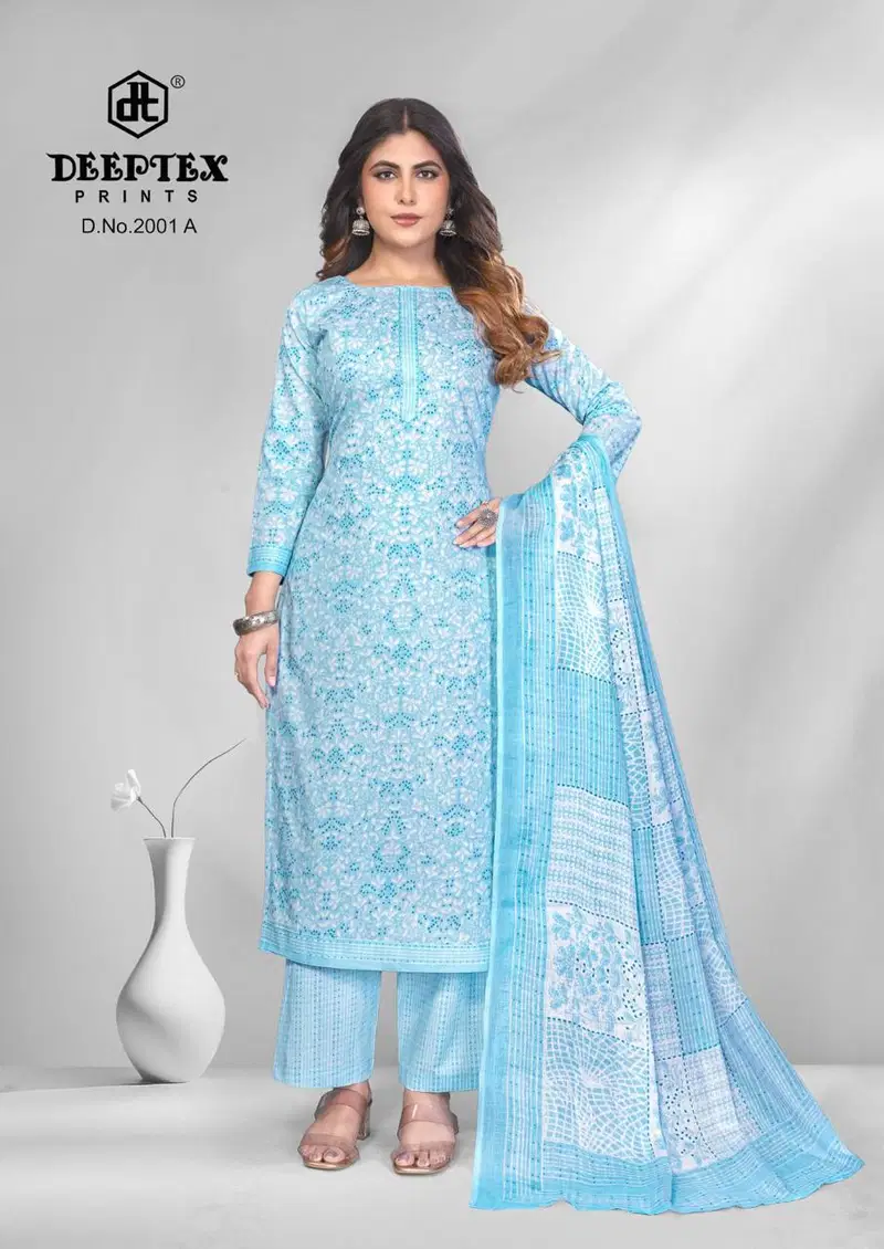 Buy Deeptex 4 Colour Vol 2 Cotton Printed Fancy Dress Material Collection Wholesale 2026