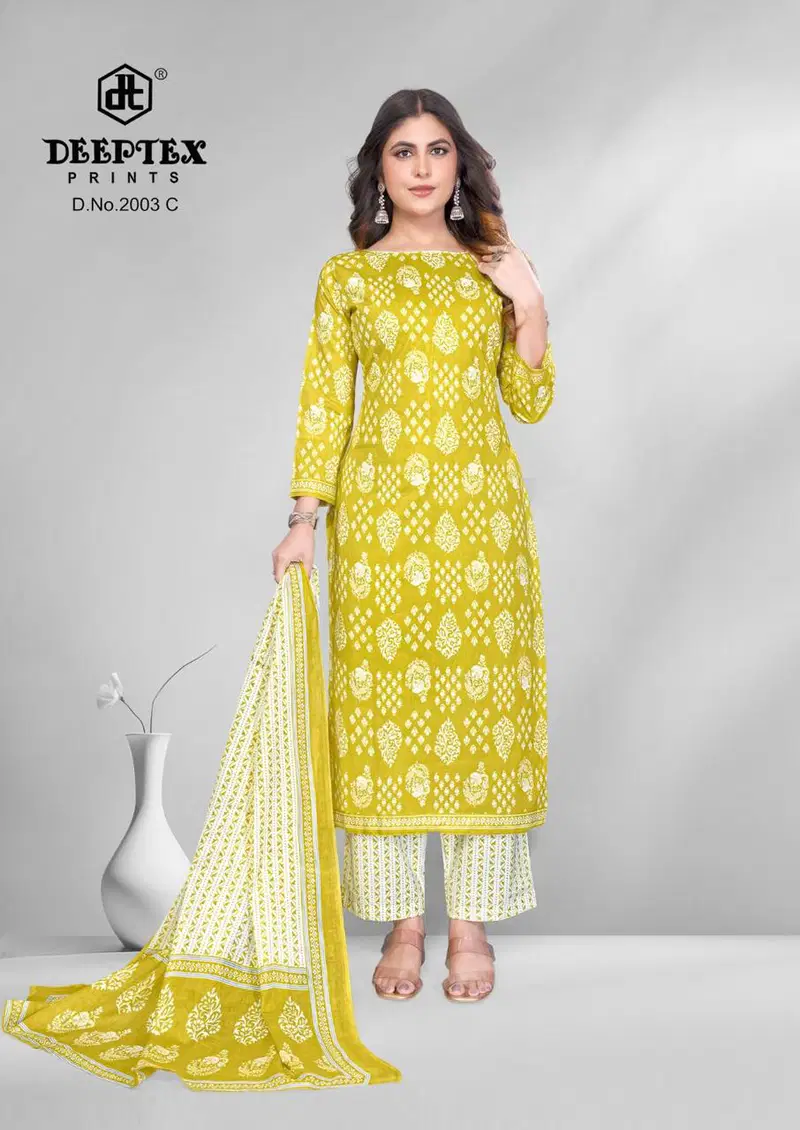Buy Deeptex 4 Colour Vol 2 Cotton Printed Fancy Dress Material Collection Wholesale 2026