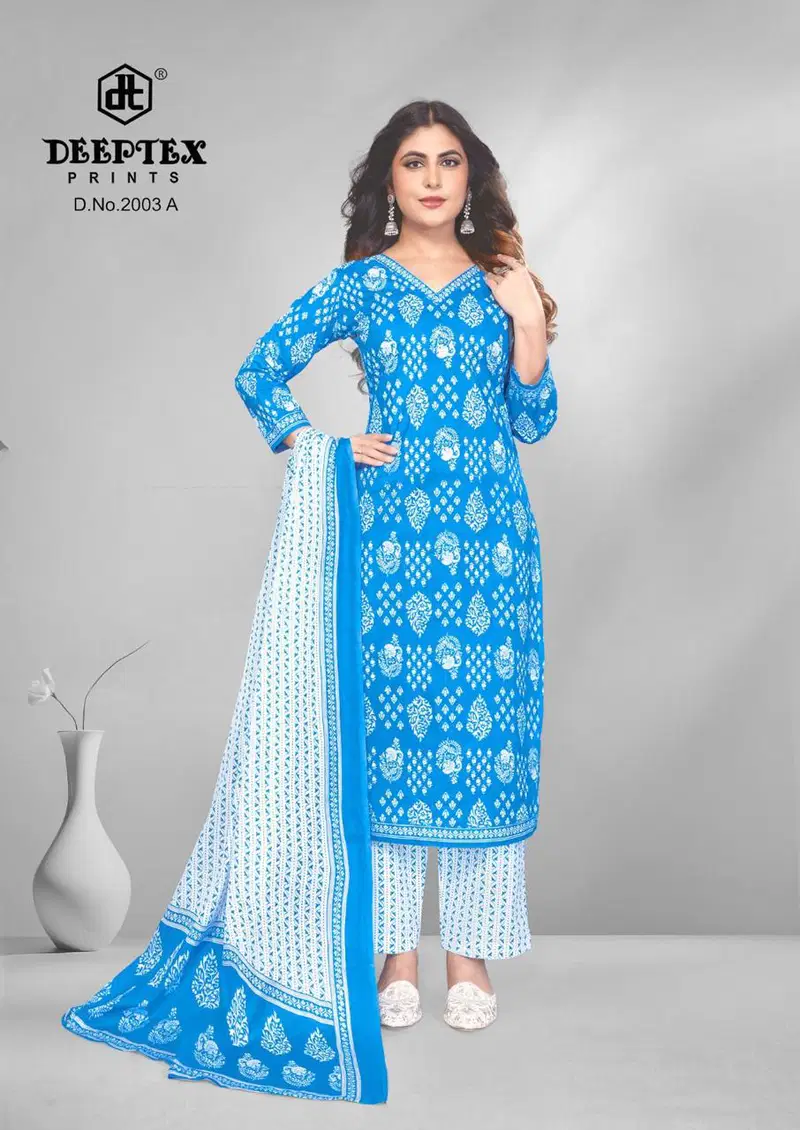 Buy Deeptex 4 Colour Vol 2 Cotton Printed Fancy Dress Material Collection Wholesale 2026