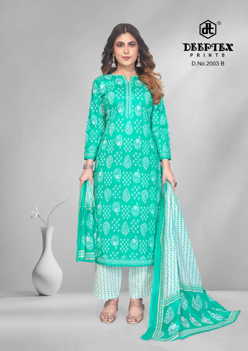 Buy Deeptex 4 Colour Vol 2 Cotton Printed Fancy Dress Material Collection Wholesale 2026